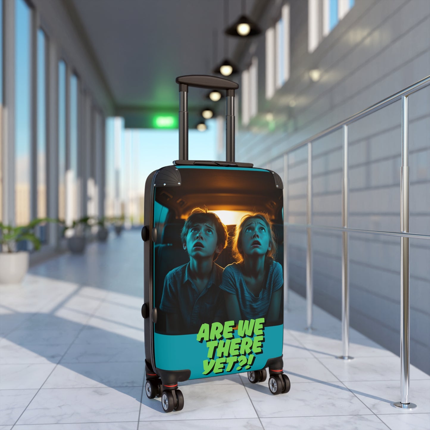 Playful Adventure Suitcase - "Are We There Yet?!" Design