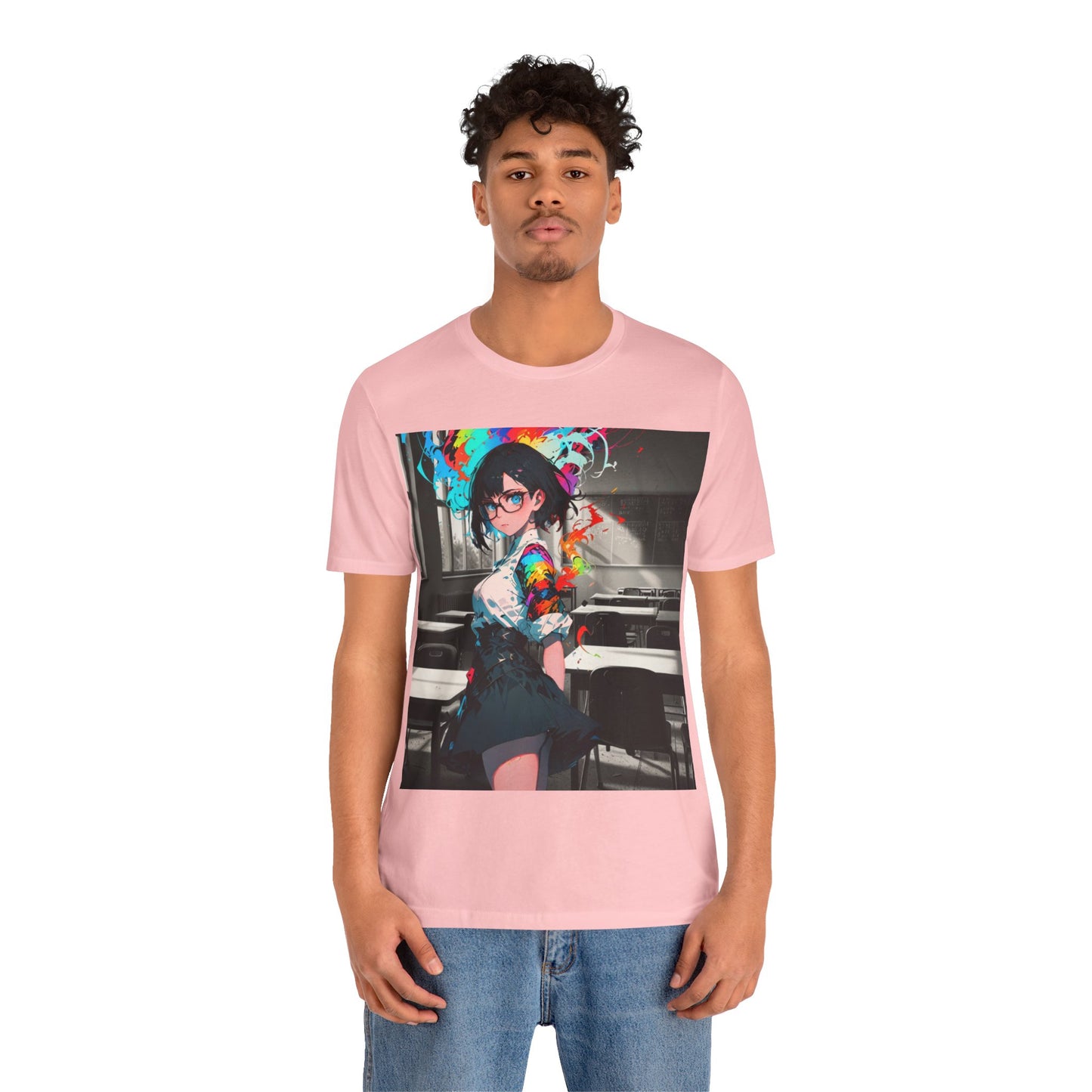 Back 2 Schoolgirl  | Anime | Mixed Medium | Unisex | Men's | Women's | Tee | T-Shirt