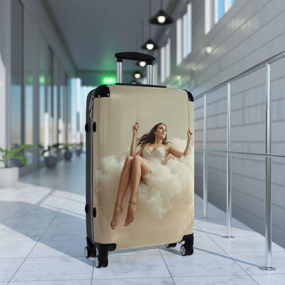 Dreamy Cloud Swing Suitcase - Travel in Style with Whimsical Design