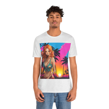 Summer Vibes |  Beach | Miami | Fun | Cute | Playful | HD Graphic | Unisex | Men's | Women's | Tee | T-Shirt