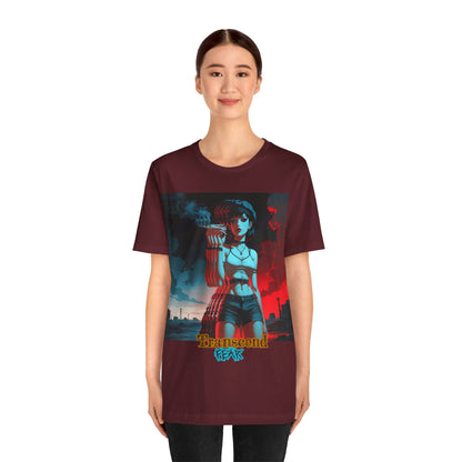 Transcend Fear Graphic Tee - Unisex Jersey Short Sleeve T-Shirt