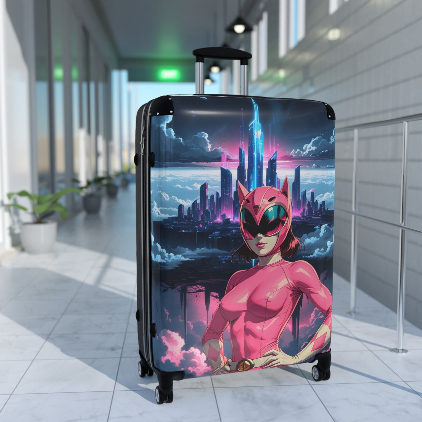 Vibrant Anime-Inspired Suitcase - Perfect for Vacations & Getaways