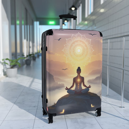 Mindfulness Yoga & Meditation Suitcase - Stylish Luggage with Serenity Design