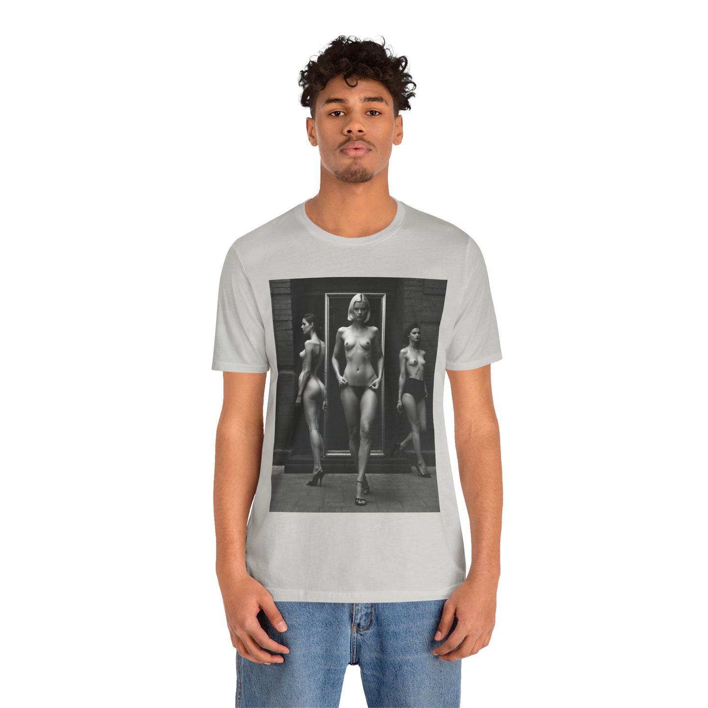 Black And White Beauties | Photorealism | Art | Nudes| Models | Fashion | HD Graphics | Unisex | Men's | Women's | Tee | T-Shirt