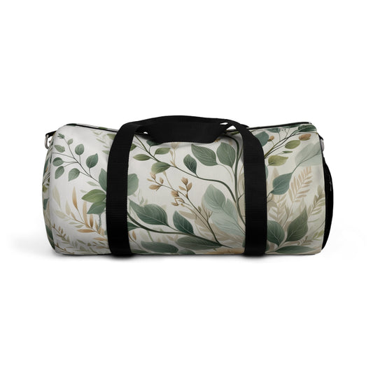 Botanical Print Duffel Bag - Stylish Travel Companion for Weekend Getaways