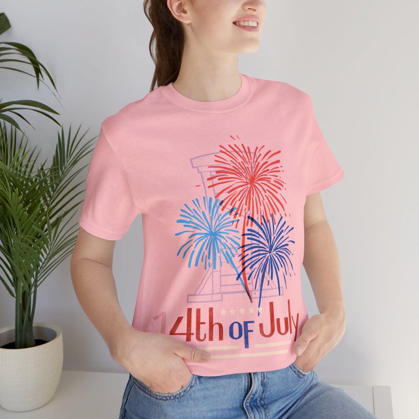 Patriotic Gift | Fireworks | Independence Day | July 4th | July 14th |  Guillotine | USA | Freedom | America | Fourth of July | Bastille Day | France | Unisex | Men's | Women's | Tee | T-Shirt