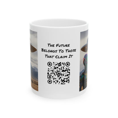 Believe! | HD Graphic | Alien | UFO | Close Encounter Of The First Kind | Spaceship | Coffee | Tea | Hot Chocolate | 11oz | White Mug