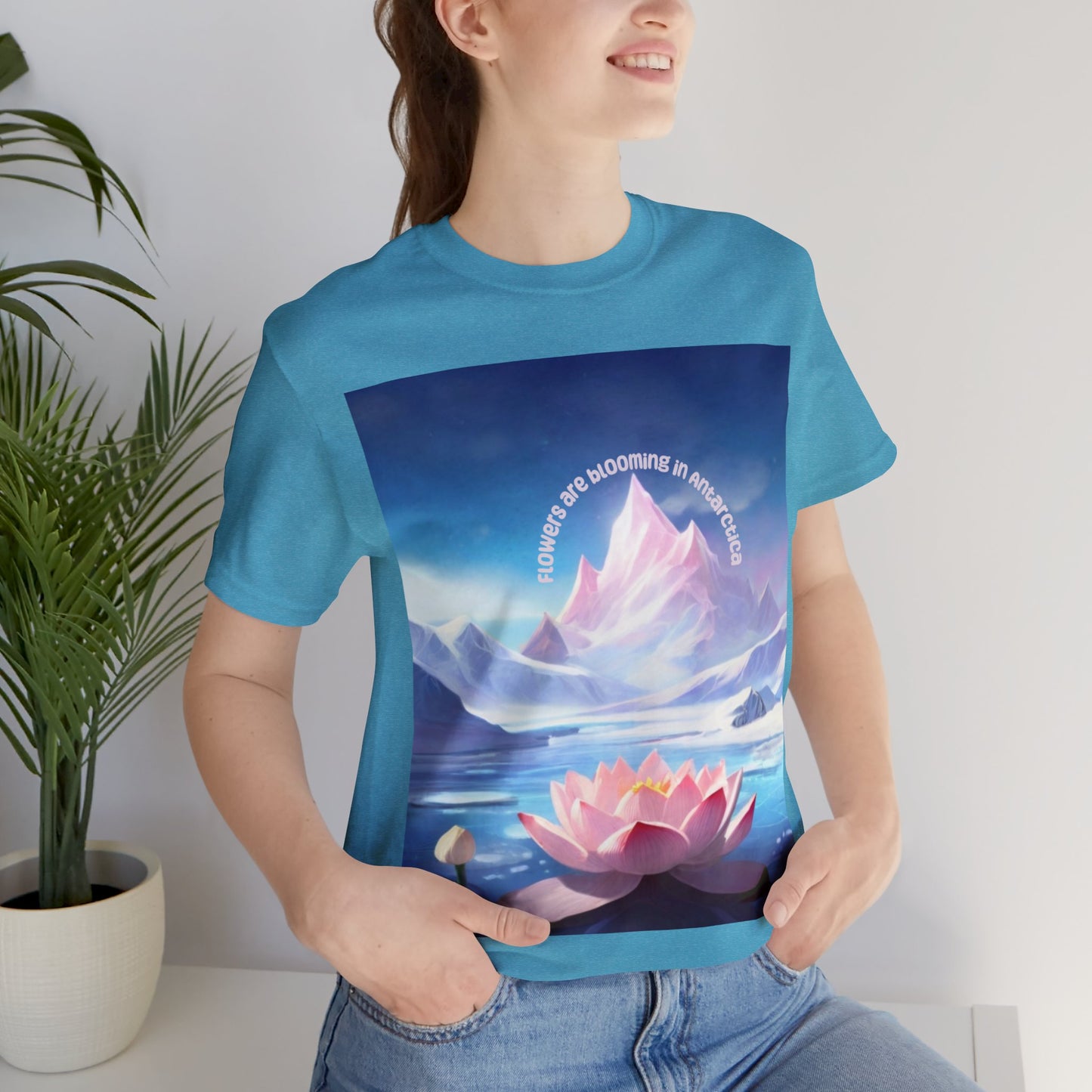 Flowers Are Blooming In Antarctica | IYKYK | Climate Change | Unisex | Men's | Women's | Tee | T-Shirt | FABIA | Quality tee print