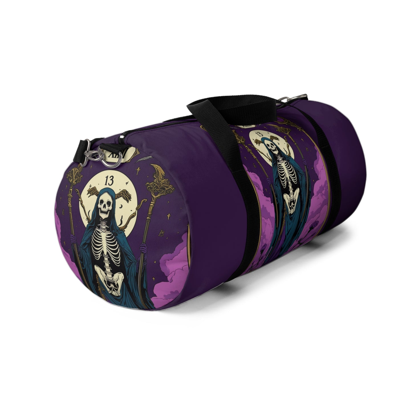 Gothic Skeleton Duffel Bag - Perfect for Gym, Travel or Halloween