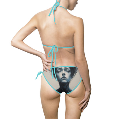 Ethereal Cosmic Women’s Bikini Swimsuit with Unique Design