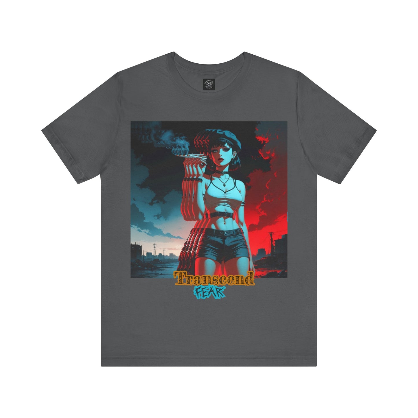 Transcend Fear Graphic Tee - Unisex Jersey Short Sleeve T-Shirt