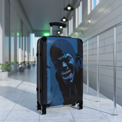 Urban Style Graphic Suitcase - Durable Travel Luggage with Bold Design