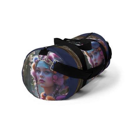 Whimsical Floral Duffel Bag - Stylish Gym & Travel Tote for Women