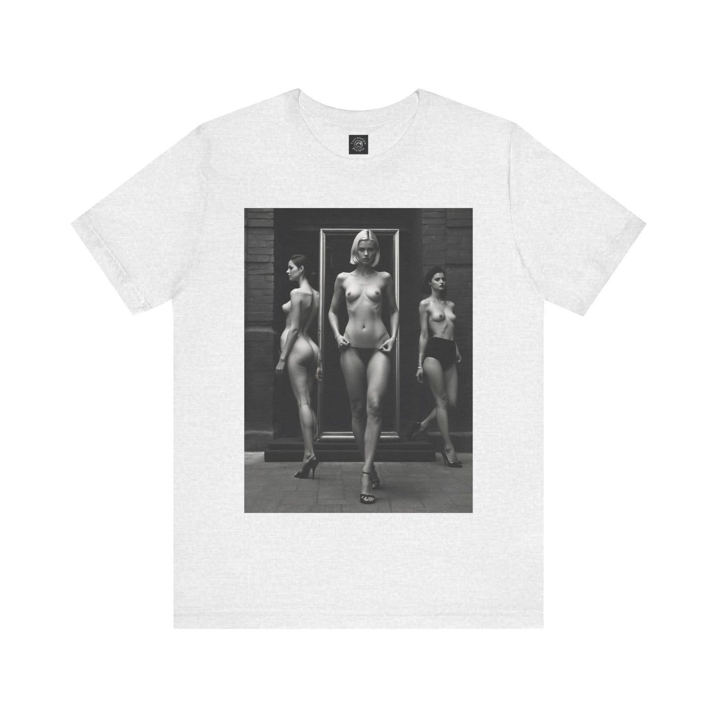 Black And White Beauties | Photorealism | Art | Nudes| Models | Fashion | HD Graphics | Unisex | Men's | Women's | Tee | T-Shirt
