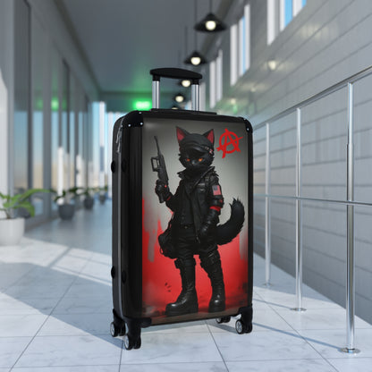 Sabo-Tabby Hard Shell Suitcase - Ideal for Travel Enthusiasts
