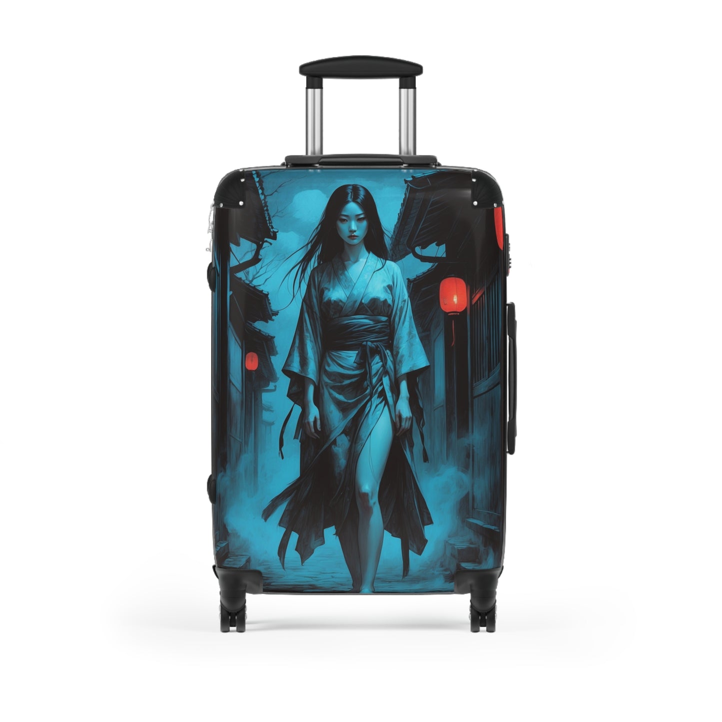 Asian-Inspired Design Suitcase - Perfect for Adventurers, Stylish Travel