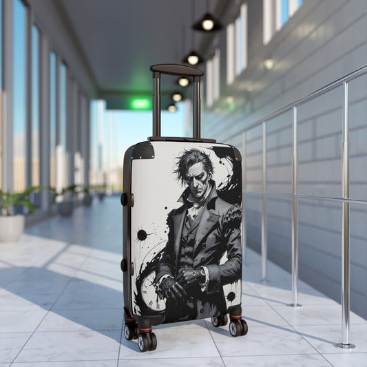 Stylish Graphic Suitcase with Unique Design