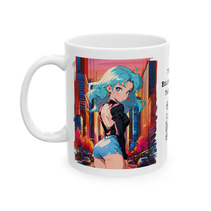 Manhattan Sunset | HD Graphic | Anime |New York City Vibes | NYC | Coffee |  Tea |  Hot Chocolate | 11oz