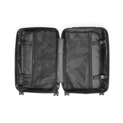 Artistic Suitcase with Afro Woman Design - Perfect for Travel Enthusiasts