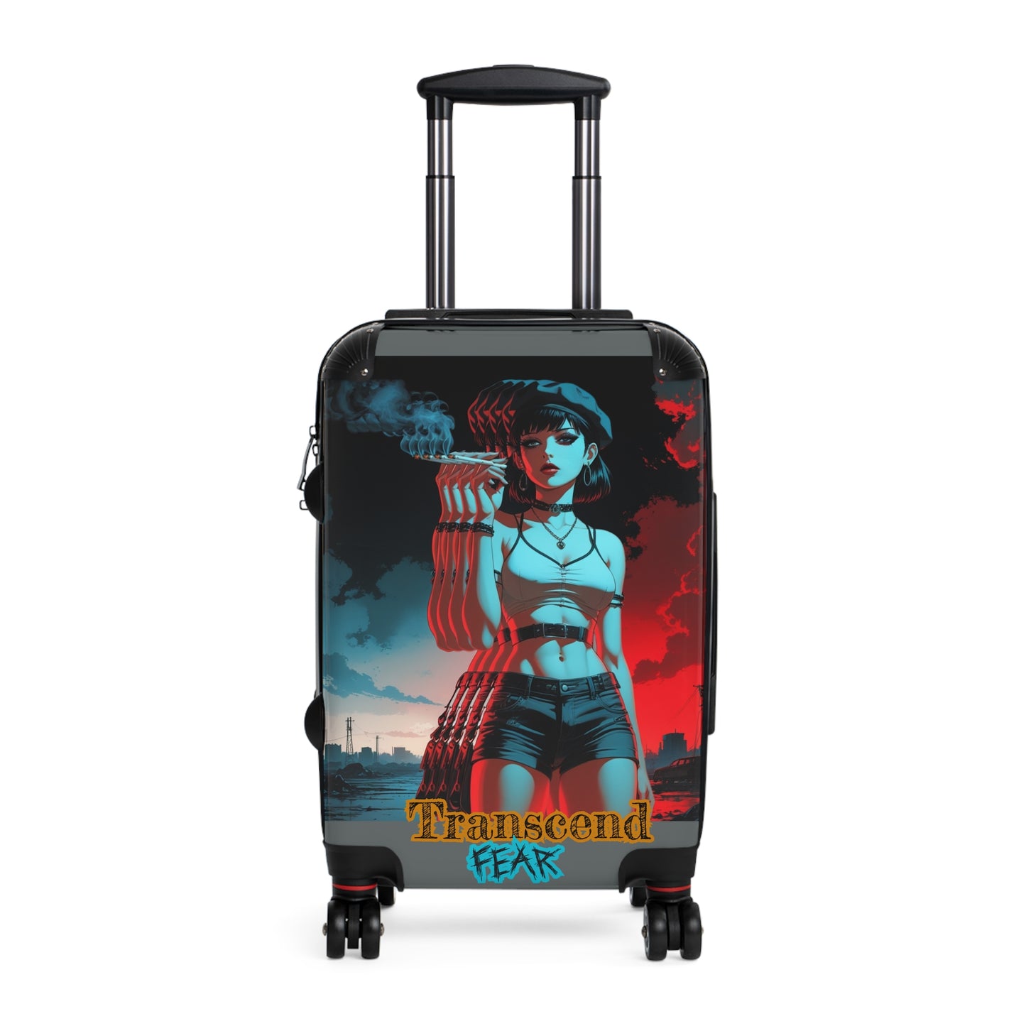 Transcend Fear Travel Suitcase – Stylish Luggage for Adventurers