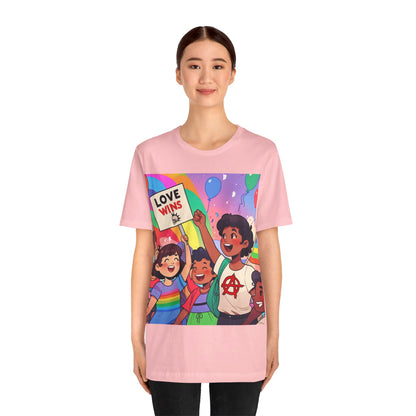Love Wins | Inspirational | Anarchy | Alternative Living | Unisex | Men's | Women's | Tee | T-Shirt