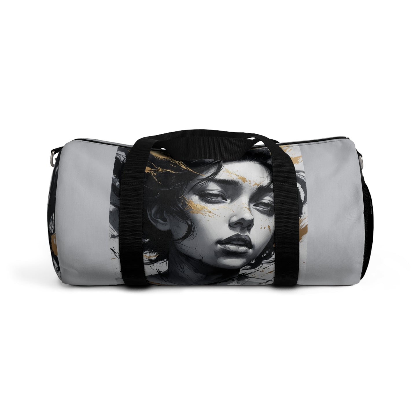 Artistic Duffel Bag - Unique Graphic Design for Travel and Gym
