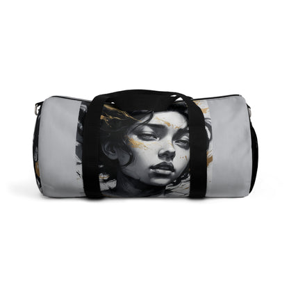 Artistic Duffel Bag - Unique Graphic Design for Travel and Gym
