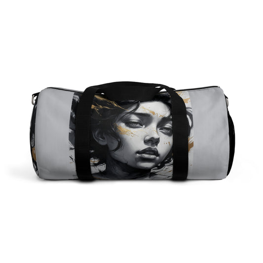 Artistic Duffel Bag - Unique Graphic Design for Travel and Gym
