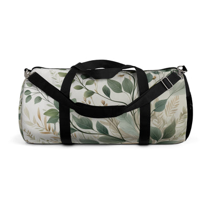 Botanical Print Duffel Bag - Stylish Travel Companion for Weekend Getaways
