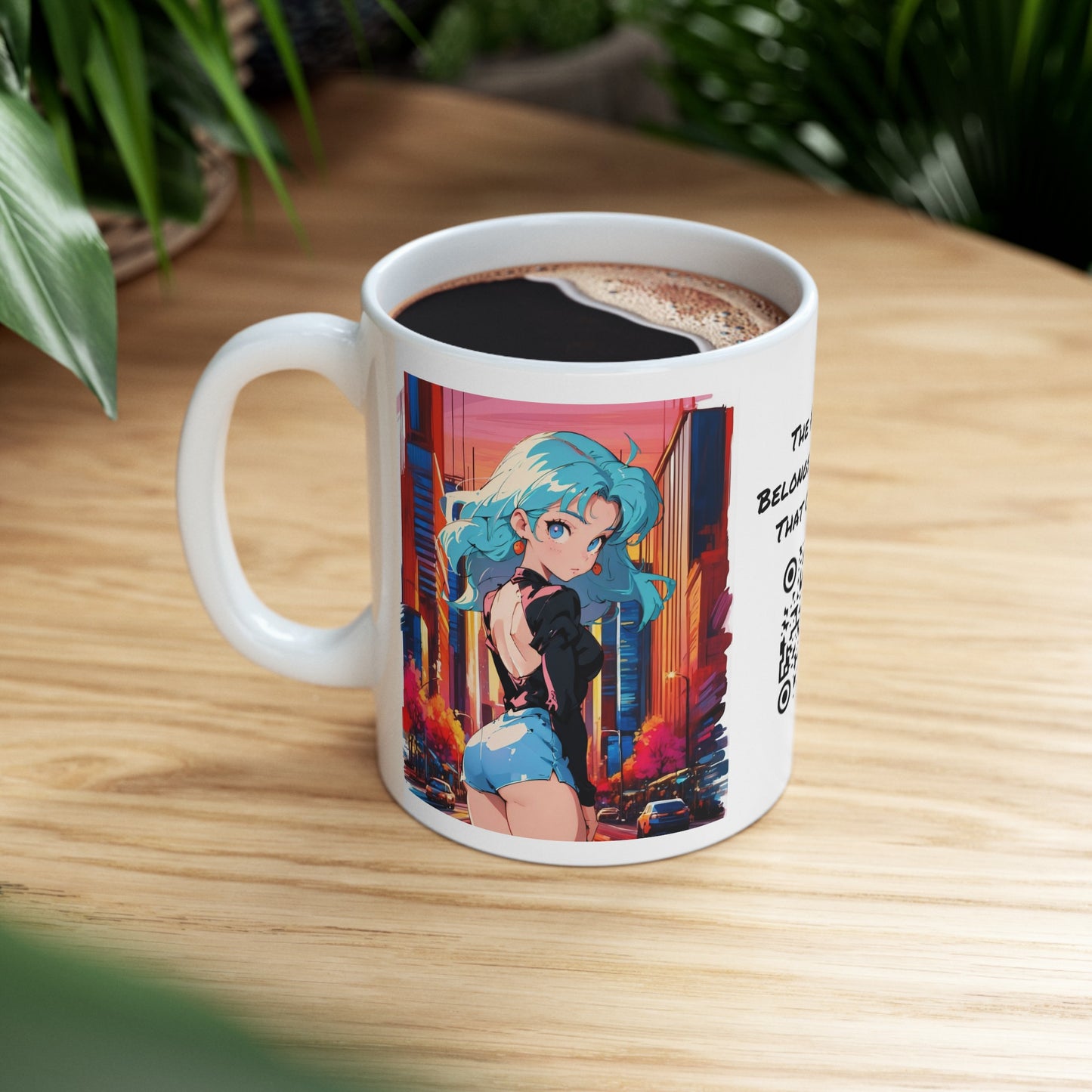 Manhattan Sunset | HD Graphic | Anime |New York City Vibes | NYC | Coffee |  Tea |  Hot Chocolate | 11oz