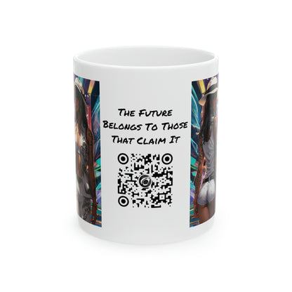 Girls Night Out | HD Graphic | Anime Style | Party | 2 Girls 1 Shirt | Coffee | Tea | Hot Chocolate | 11oz | White Mug