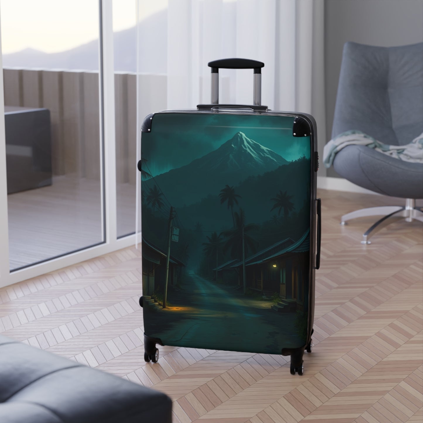 Mountain Landscape Carry-On Suitcase - Travel in Style