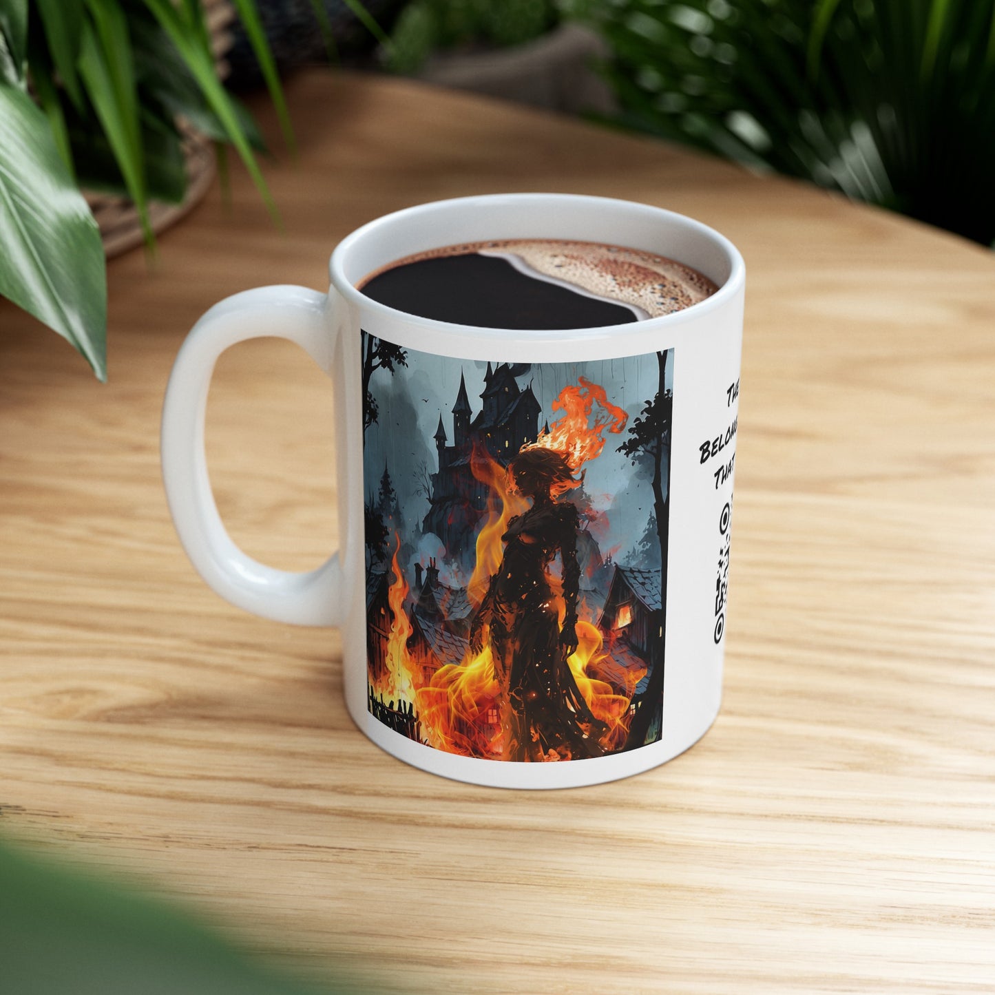 Return Of The Burned | Merry Meet | Wicca | Witchcraft | Coffee | Tea | Hot Chocolate | 11oz | White Mug