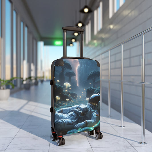 Astronaut In The Ocean Hard Shell Suitcase - Unique Travel Luggage for Space Lovers
