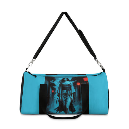 Asian-Inspired Design Duffel Bag