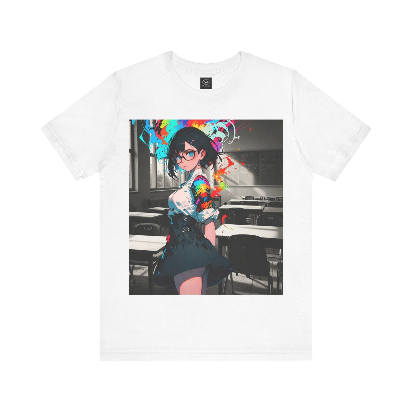 Back 2 Schoolgirl  | Anime | Mixed Medium | Unisex | Men's | Women's | Tee | T-Shirt
