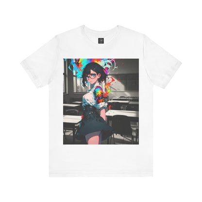 Back 2 Schoolgirl  | Anime | Mixed Medium | Unisex | Men's | Women's | Tee | T-Shirt