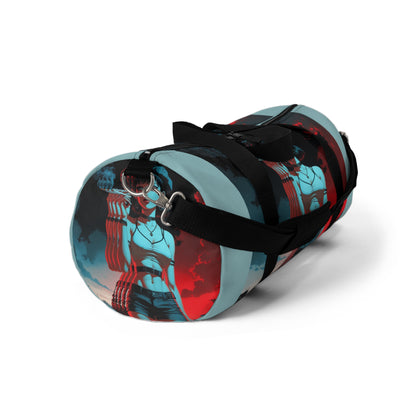 Transcend Fear Duffel Bag - Bold Graphic Design for Travel and Gym