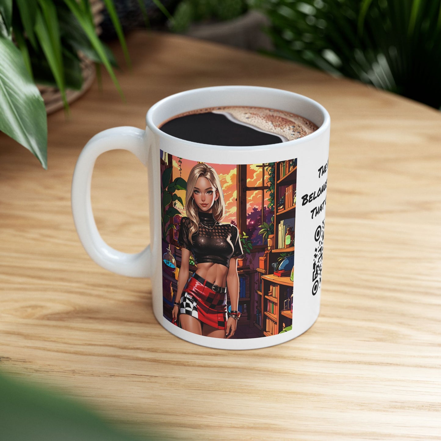The Golden Hour | Anime | Mini Skirt | Pretty Girl | Coffee |  Tea |  Hot Chocolate | 11oz