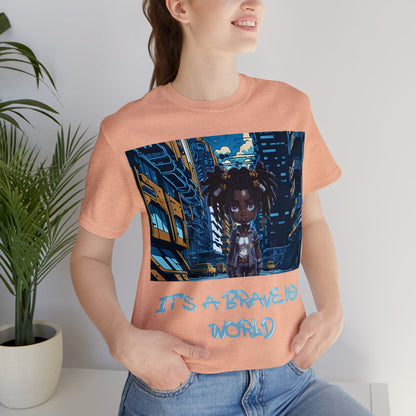 Brave New World | Black Girl Magic | Anime | HD Graphic | Trendy | Artwork |  Unisex | Men's | Women's | Tee | T-Shirt