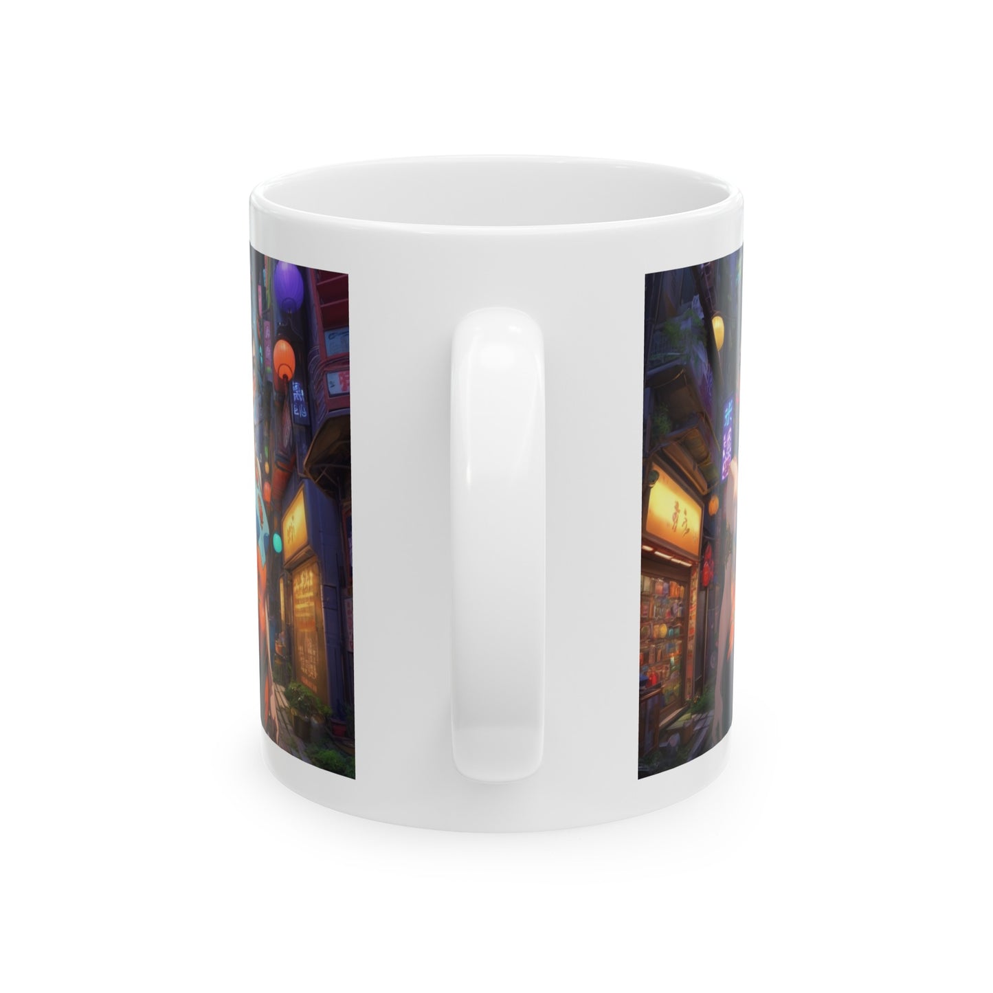 Night Tide | HD Graphic | Anime | Coffee | Tea | Hot Chocolate | Ceramic Mug | 11oz