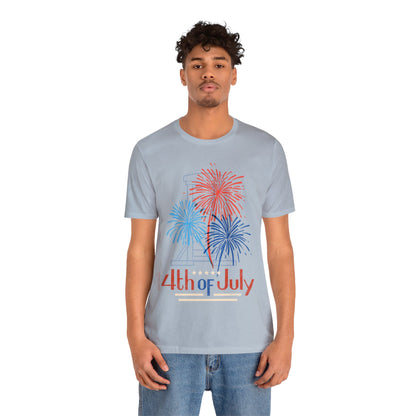 Patriotic Gift | Fireworks | Independence Day | July 4th | July 14th |  Guillotine | USA | Freedom | America | Fourth of July | Bastille Day | France | Unisex | Men's | Women's | Tee | T-Shirt