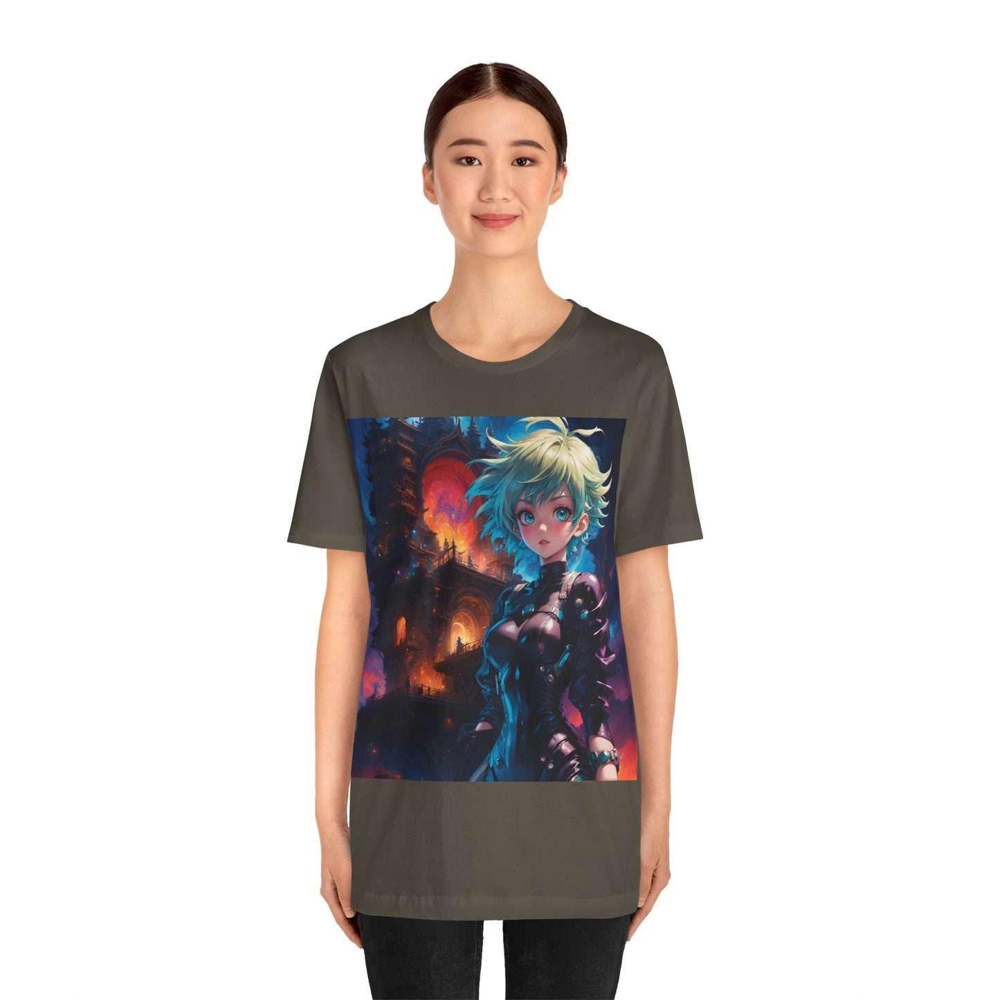 Portal Hottie | HD Graphic | Fantasy Girl | Gamer | Anime | Manga | Unisex | Men's | Women's | Tee | T-Shirt