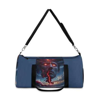 Bold Artwork Duffel Bag - Gym & Travel Tote with Sci-Fi Design
