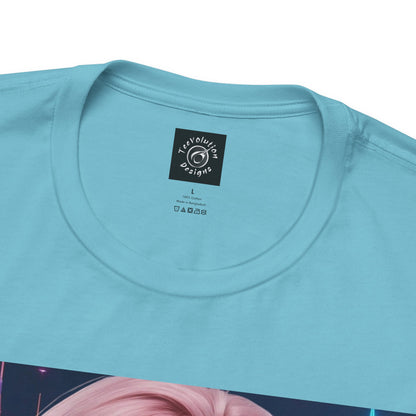 Kawaii Desu | Cute | Anime | CGI | Gamer | Fantasy Girl | Geek Gift | HD Graphics | Weeb | Waifu | Unisex | Men's | Women's| Tee | T-Shirt