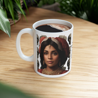 Maman Brigitte | Granny Brigitte | Voodoo | Ghede Family | Loa | Coffee | Tea | Hot Chocolate | Ceramic Mug | 11oz