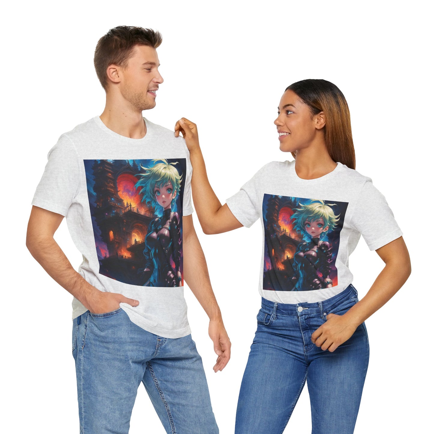 Portal Hottie | HD Graphic | Fantasy Girl | Gamer | Anime | Manga | Unisex | Men's | Women's | Tee | T-Shirt