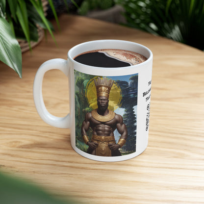 A Once And Future King | HD Graphic | Sci-Fi | Black Character | King | Coffee | Tea | Hot Chocolate | Ceramic Mug | 11oz