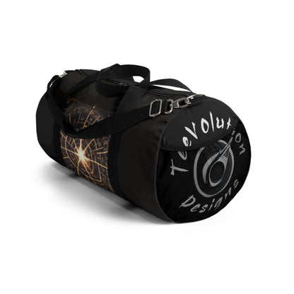 Stunning Cosmic Design Duffel Bag - Stylish Gym & Travel Tote with Starburst Design