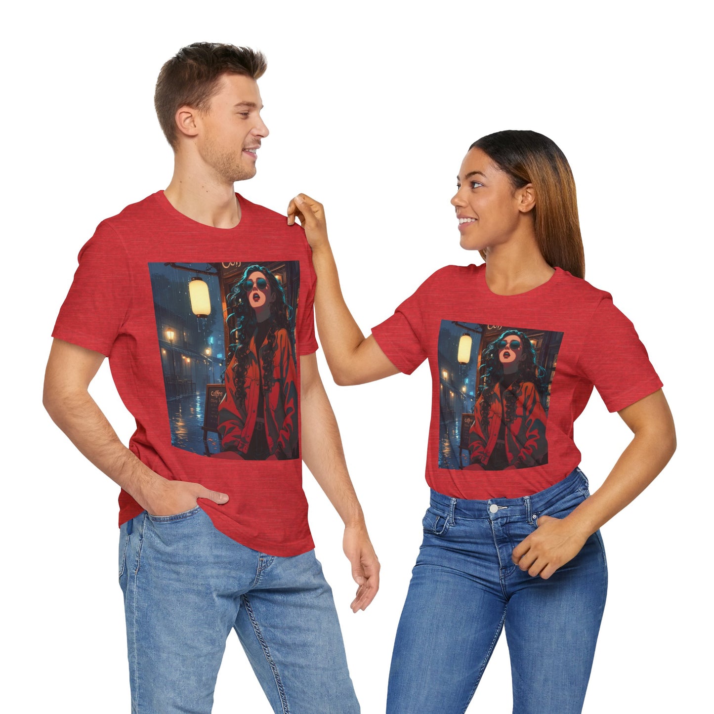 Coffee Date Graphic Tee - Unisex Jersey Short Sleeve Shirt